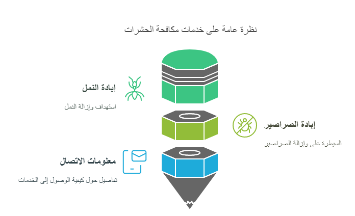 مكافحة حشرات فى عباس العقاد