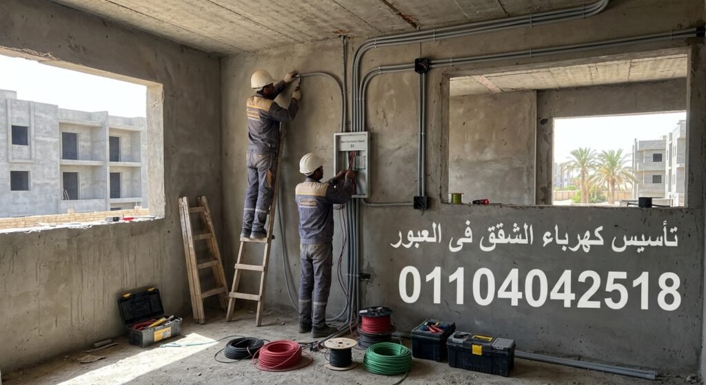 تاسيس الكهرباء للشقق