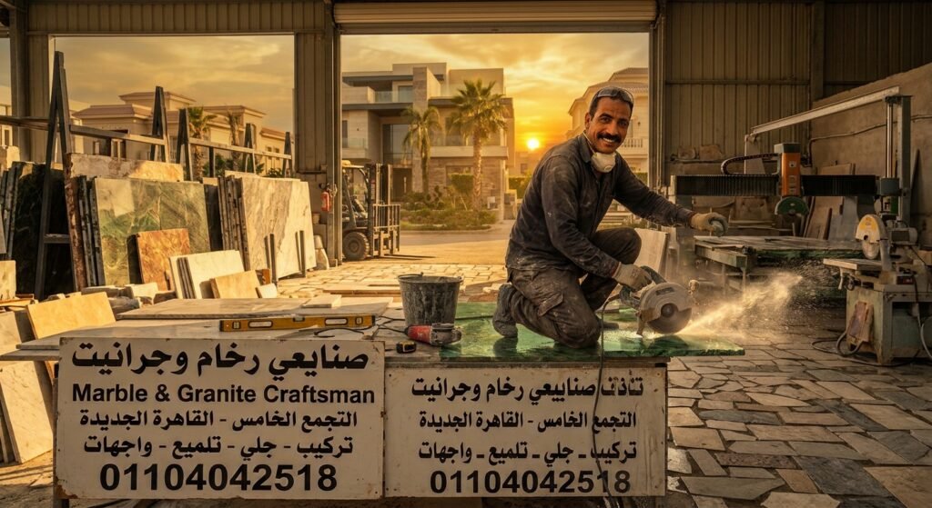 تركيب رخام فى التجمع الخامس